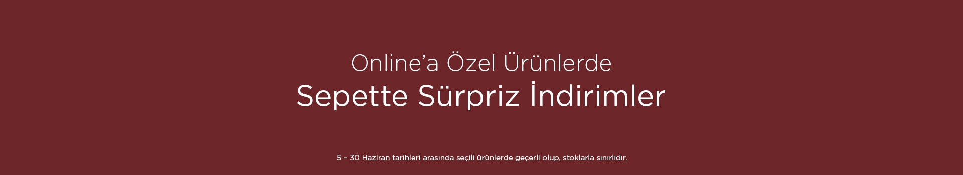 Mağazacılık Kampanyaları Slider