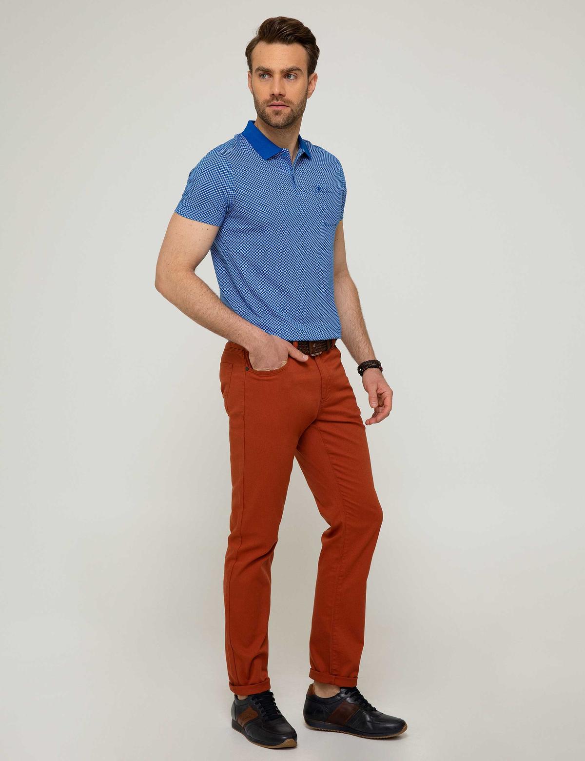 Kiremit Slim Fit Chino Pantolon - 50146458096