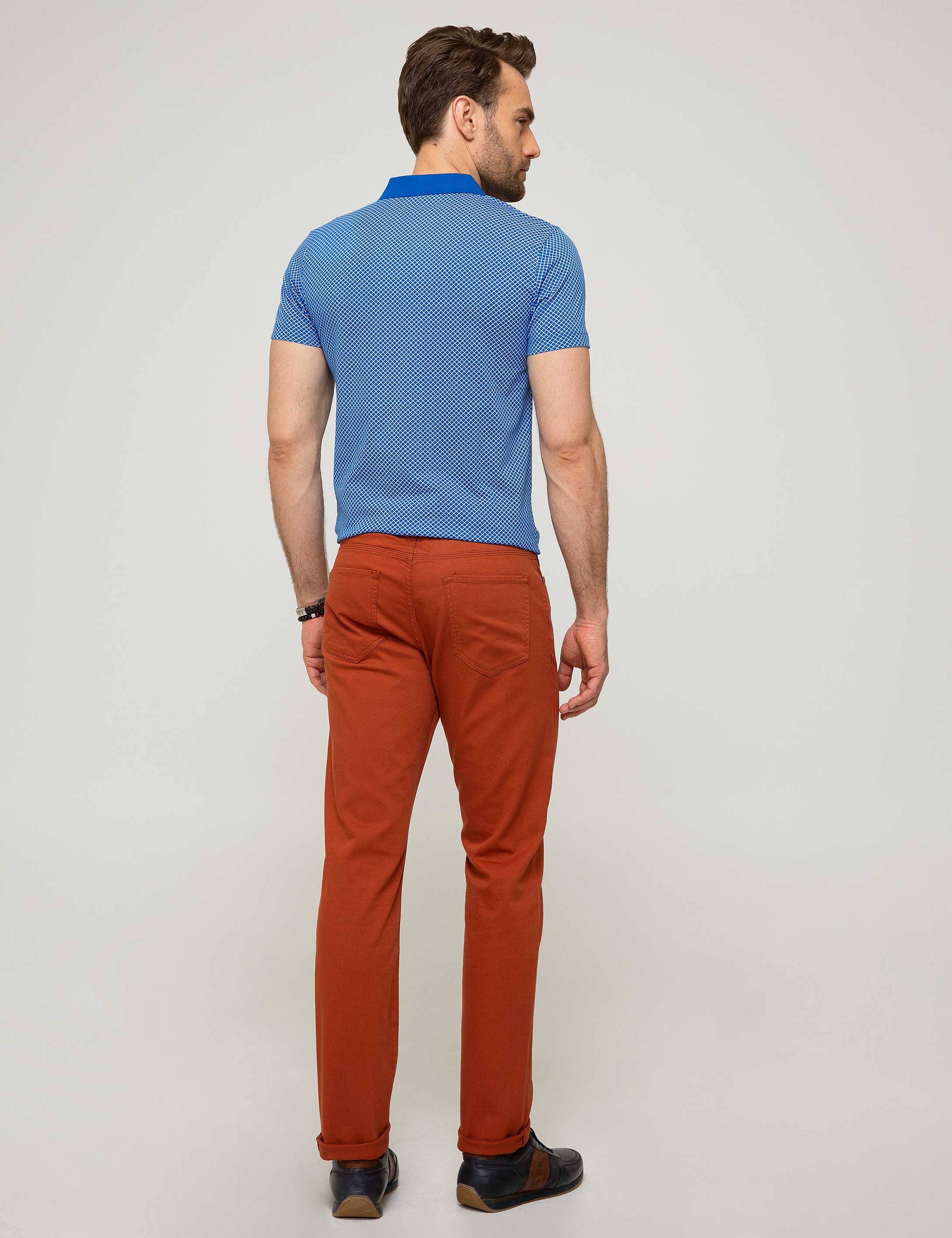 Kiremit Slim Fit Chino Pantolon - Image 3