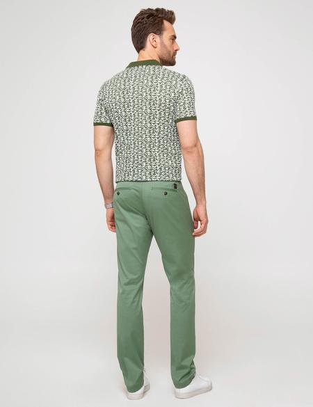 Yeşil Slim Fit Kanvas Pantolon - 50146460250