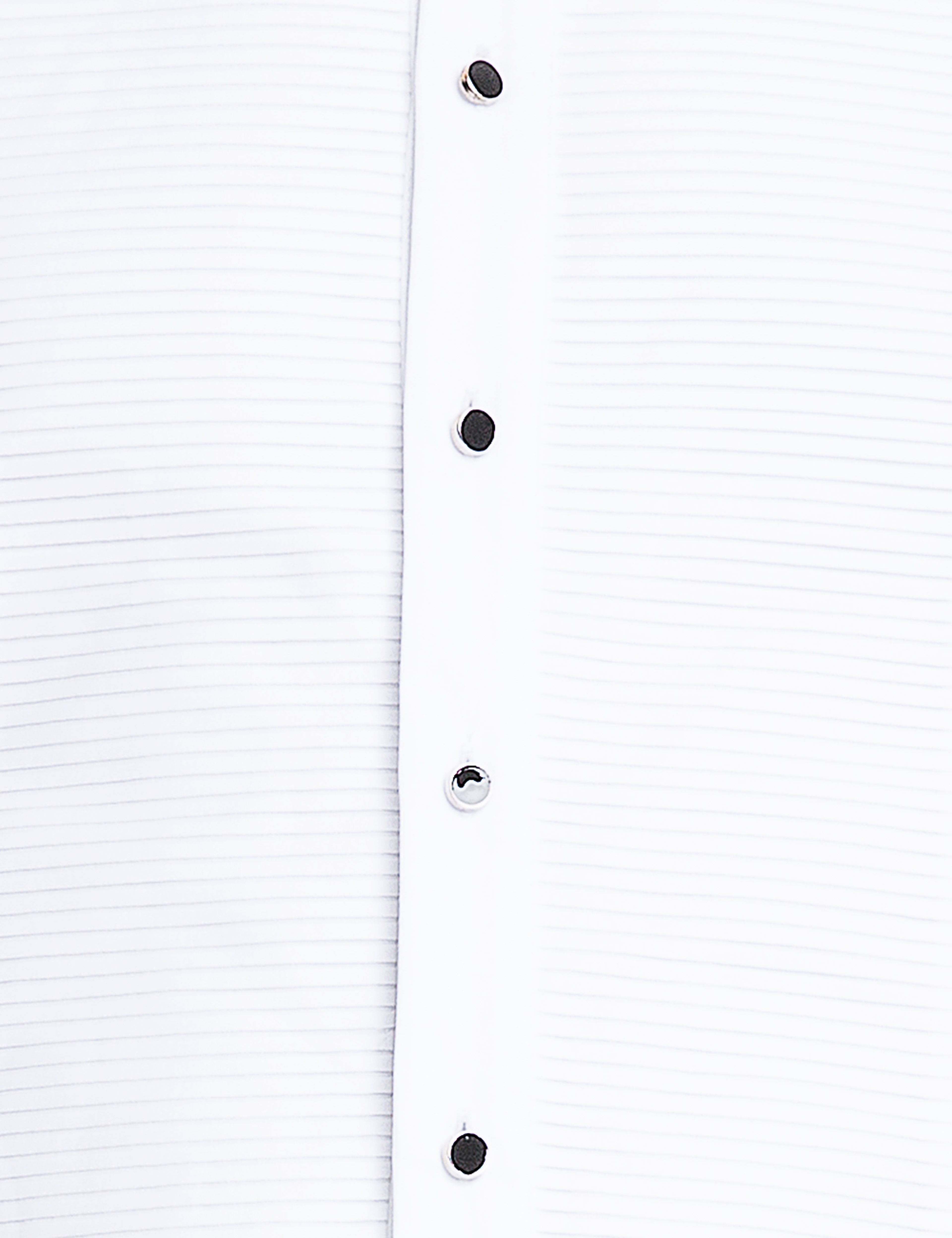 Beyaz Slim Fit Smokin Gömlek - Image 3