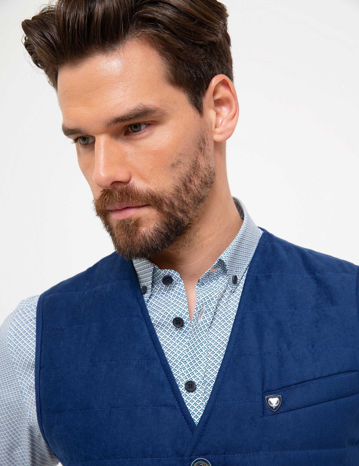 Lacivert Yelek - 50151009004