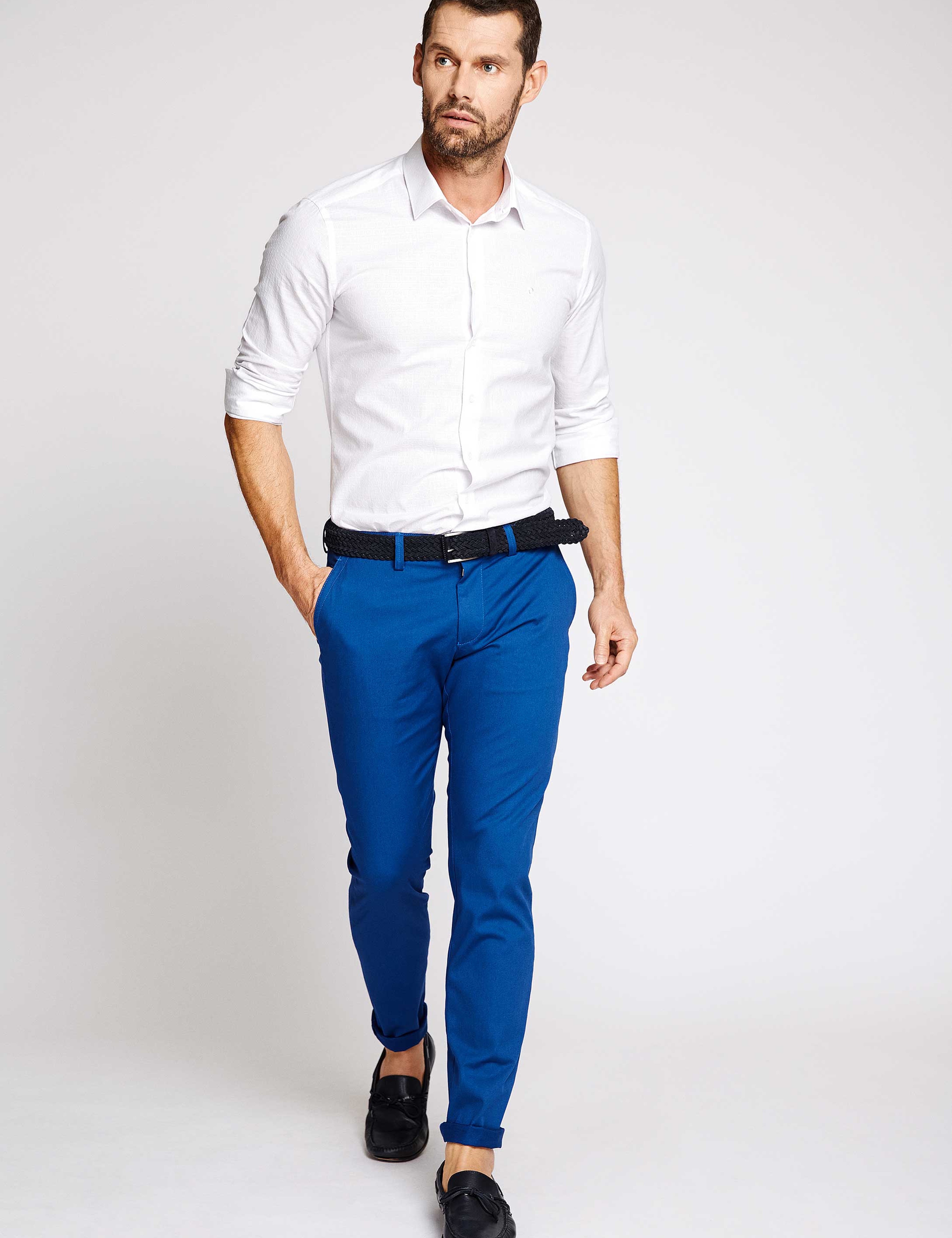 Beyaz Slim Fit Gömlek