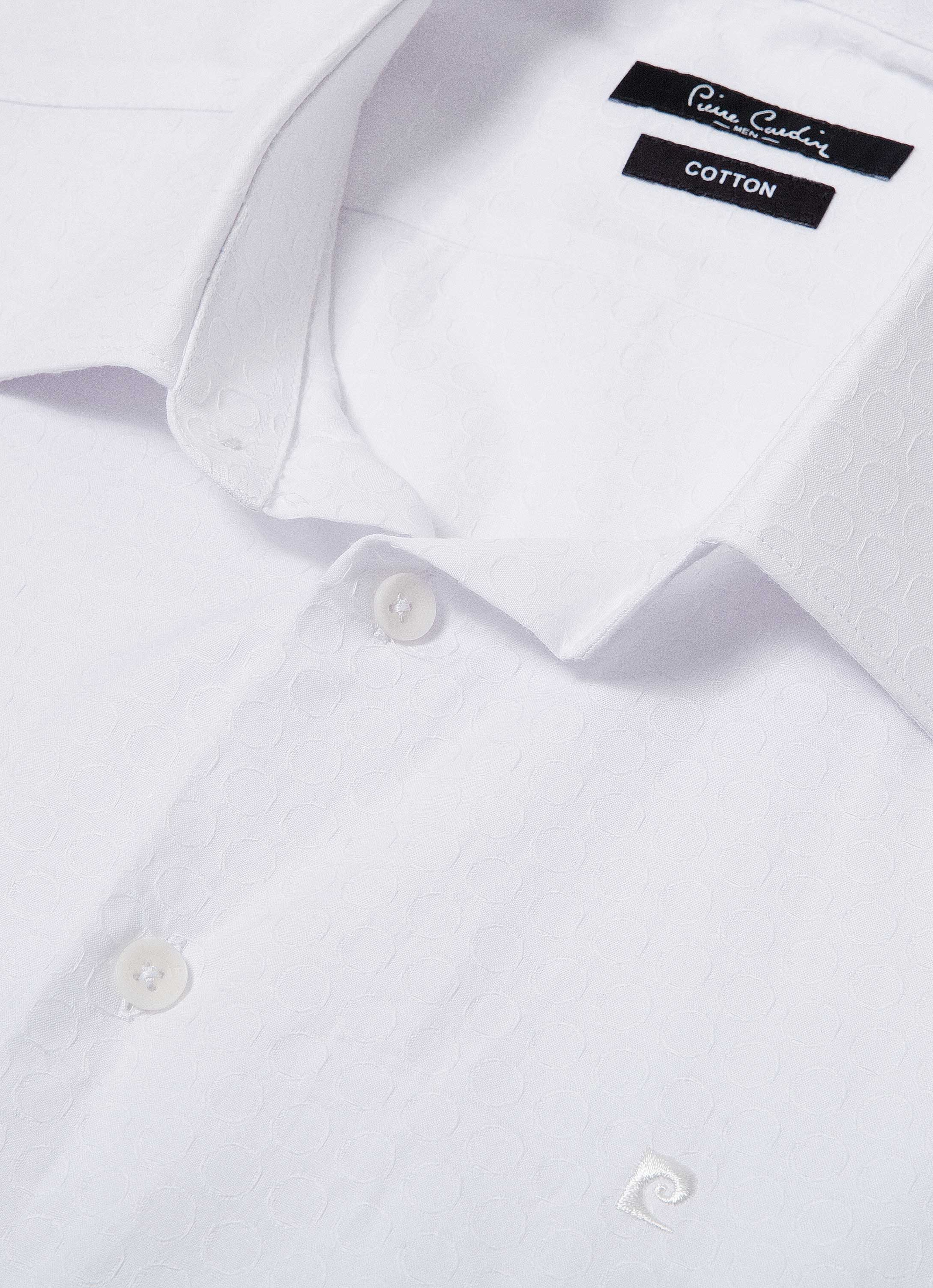 Beyaz Slim Fit Gömlek - Image 3