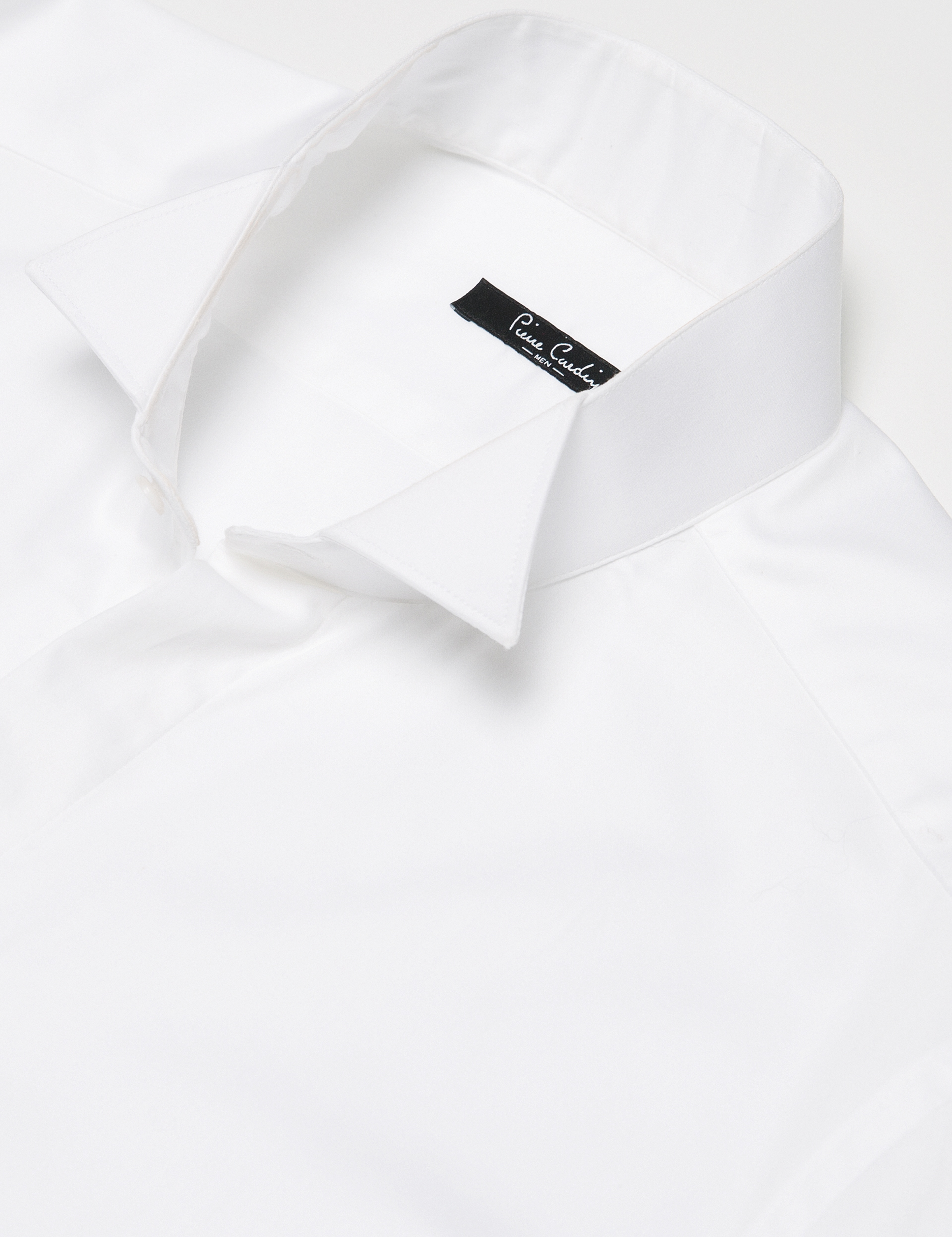 Beyaz Slim Fit Smokin Gömlek - Image 4