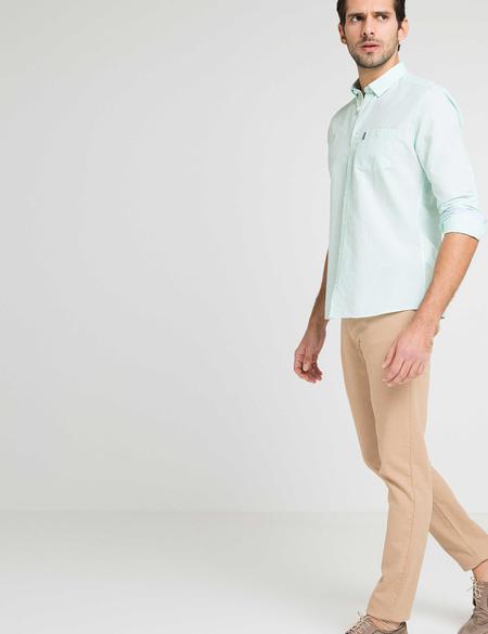 Slim Yeşil Gömlek - 50168719073