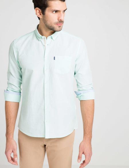 Slim Yeşil Gömlek - 50168719073