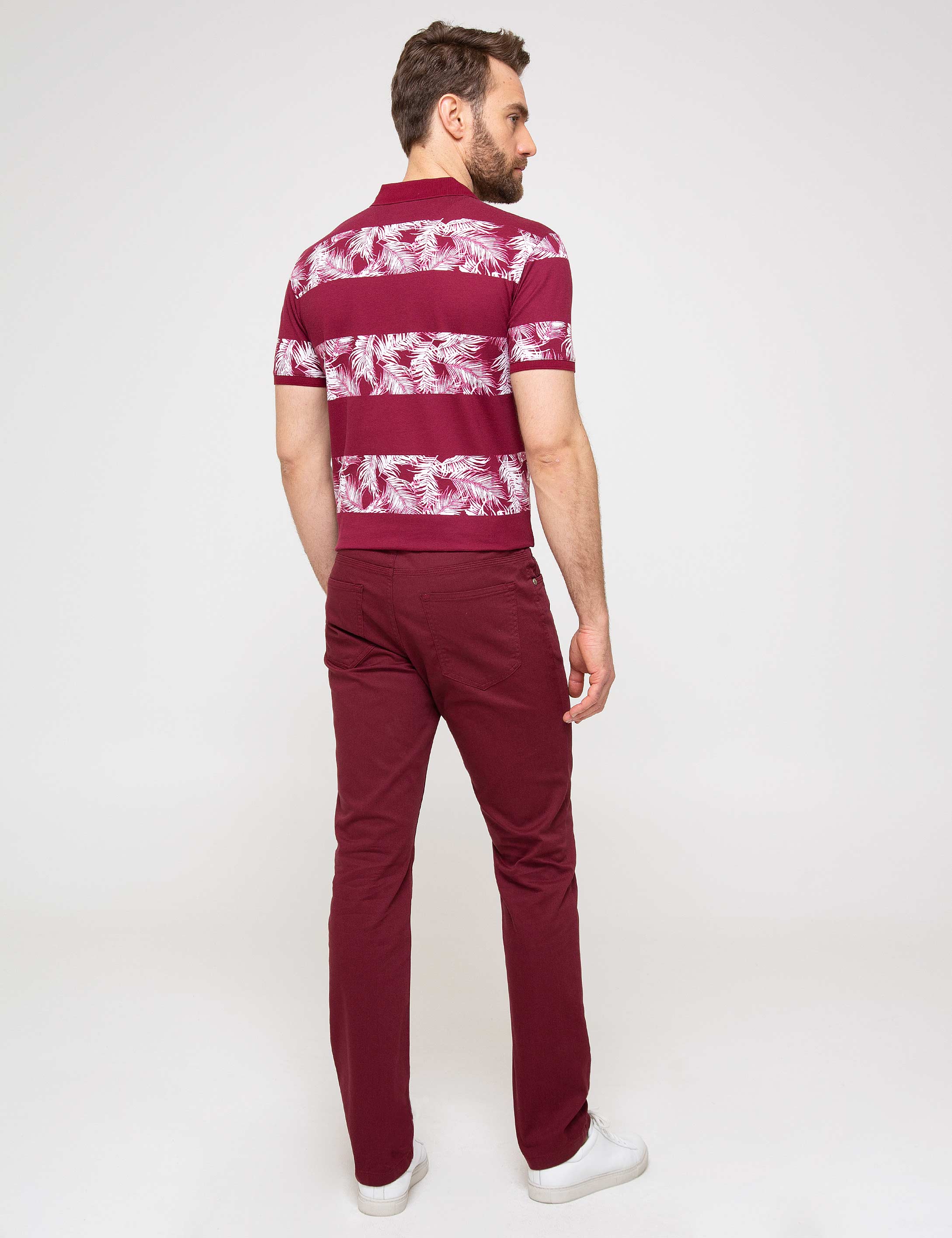 Bordo Chino Pantolon