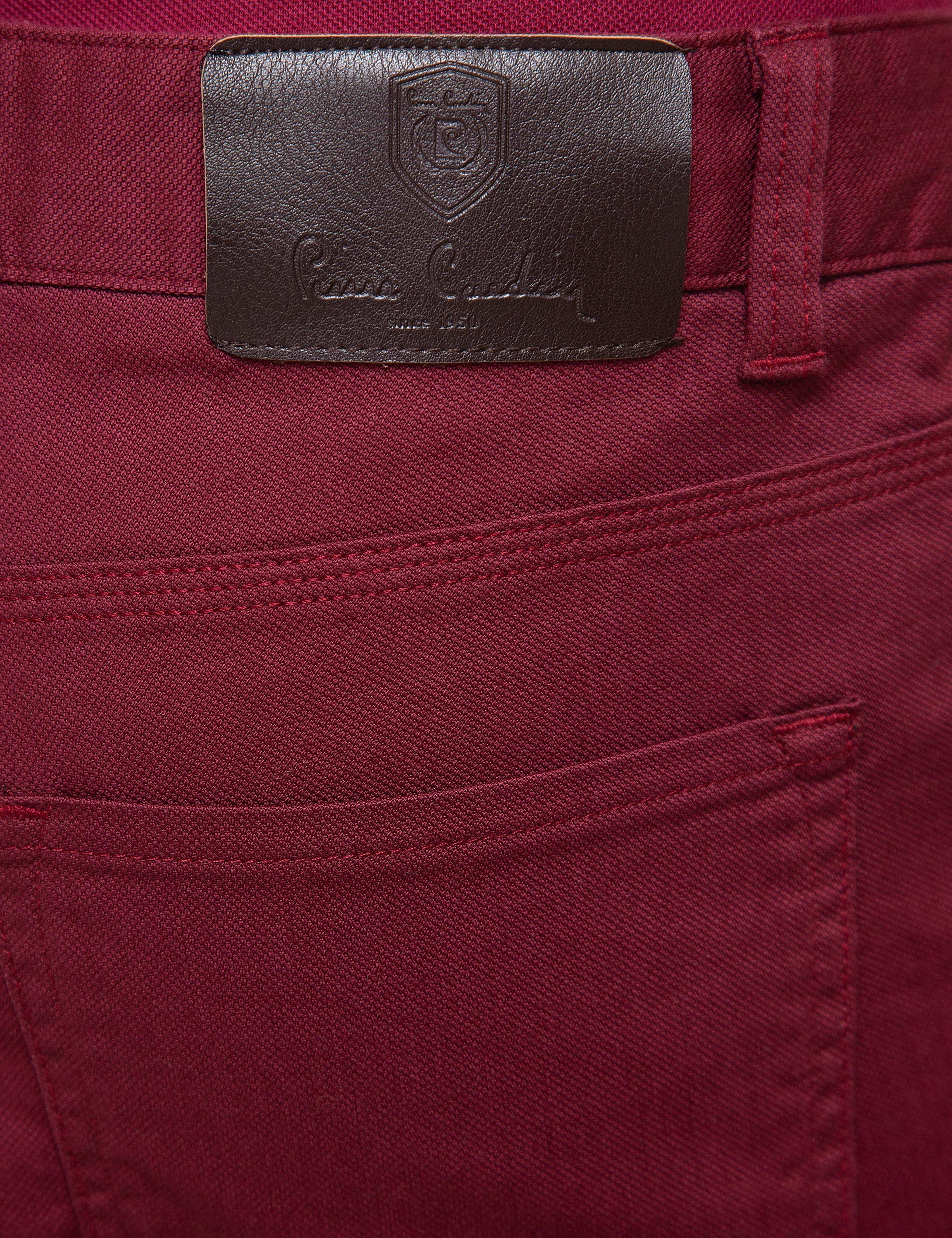 Bordo Chino Pantolon - Image 4