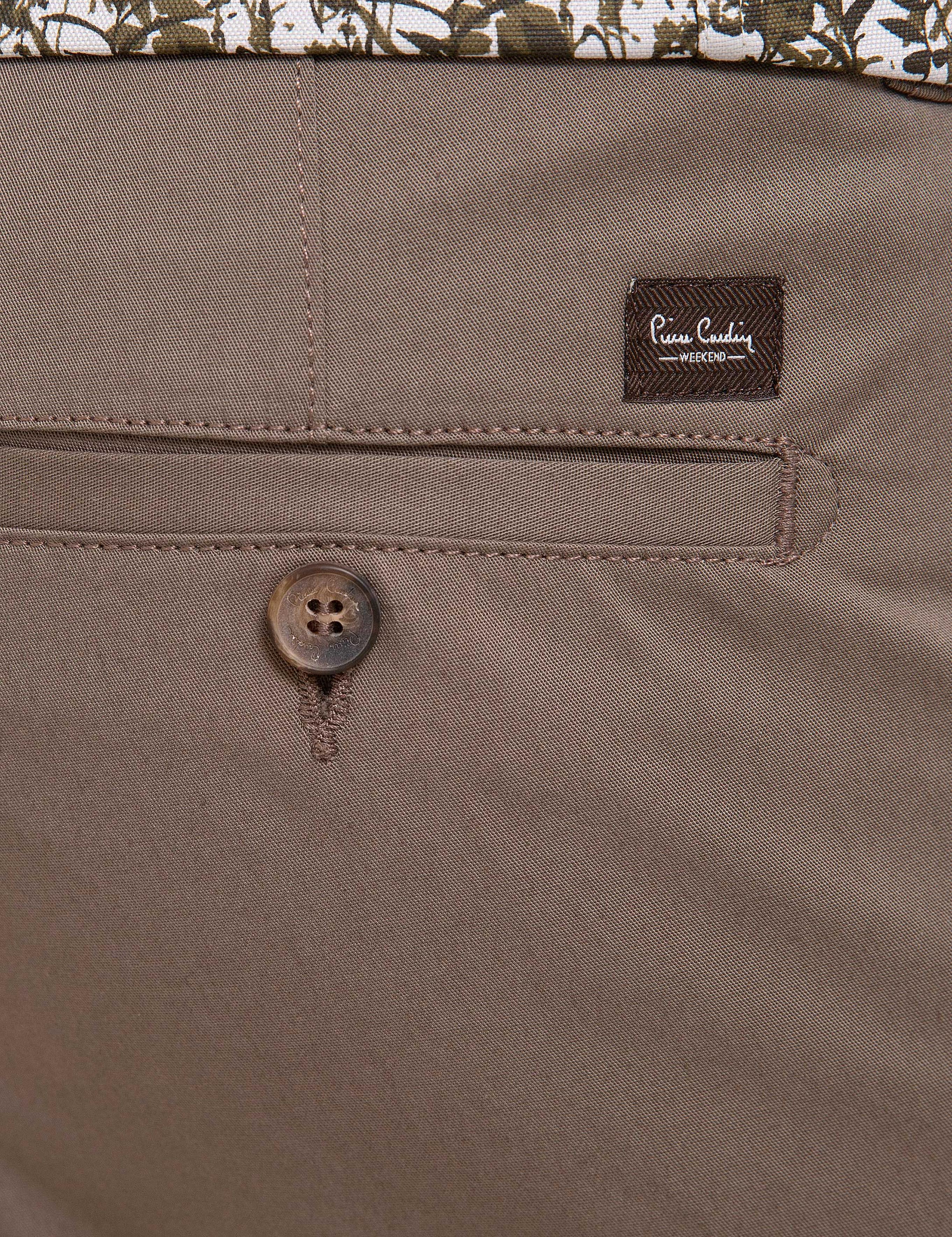 Gri Slim Fit Chino Pantolon