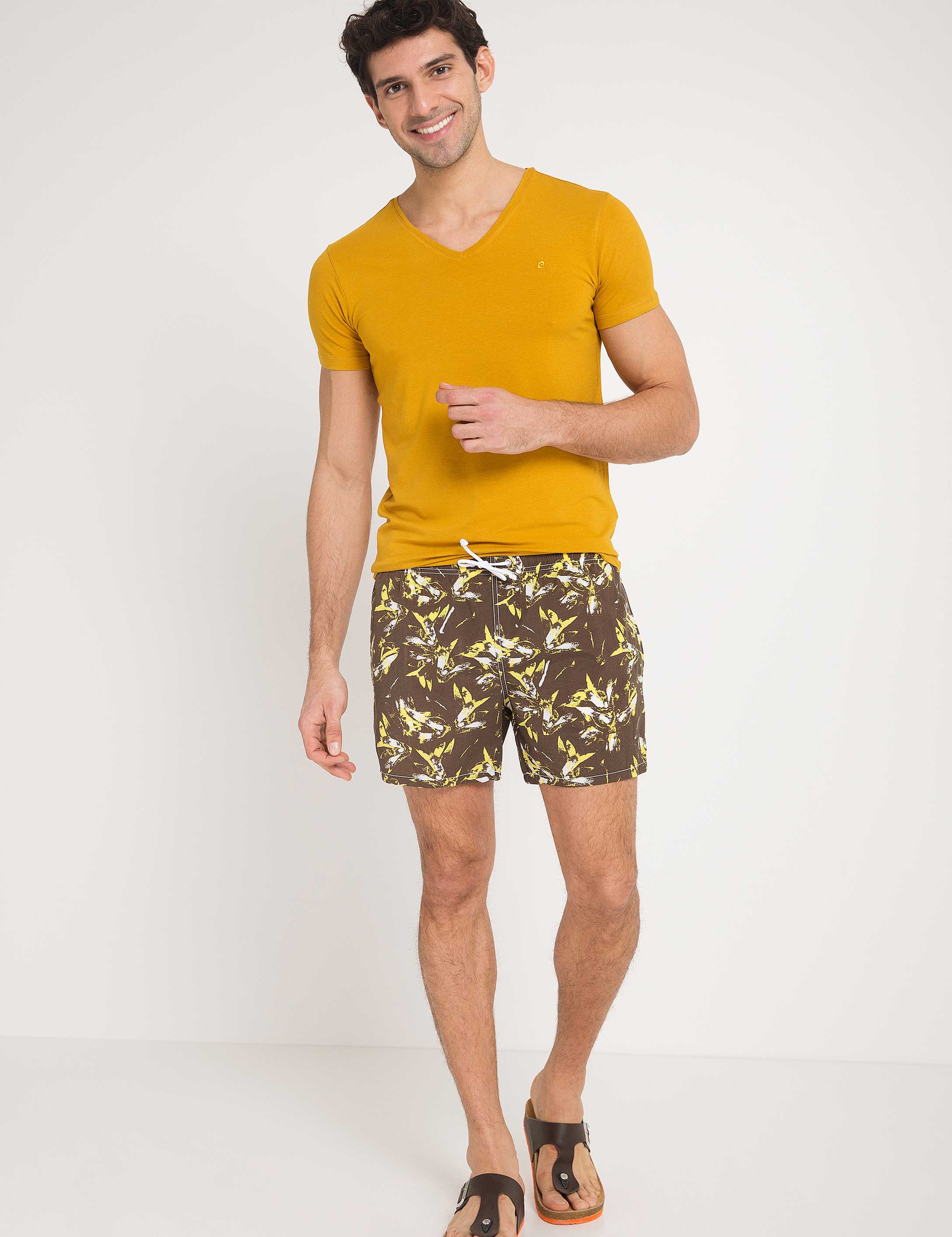 Safran Slim Fit Tişört - Image 2