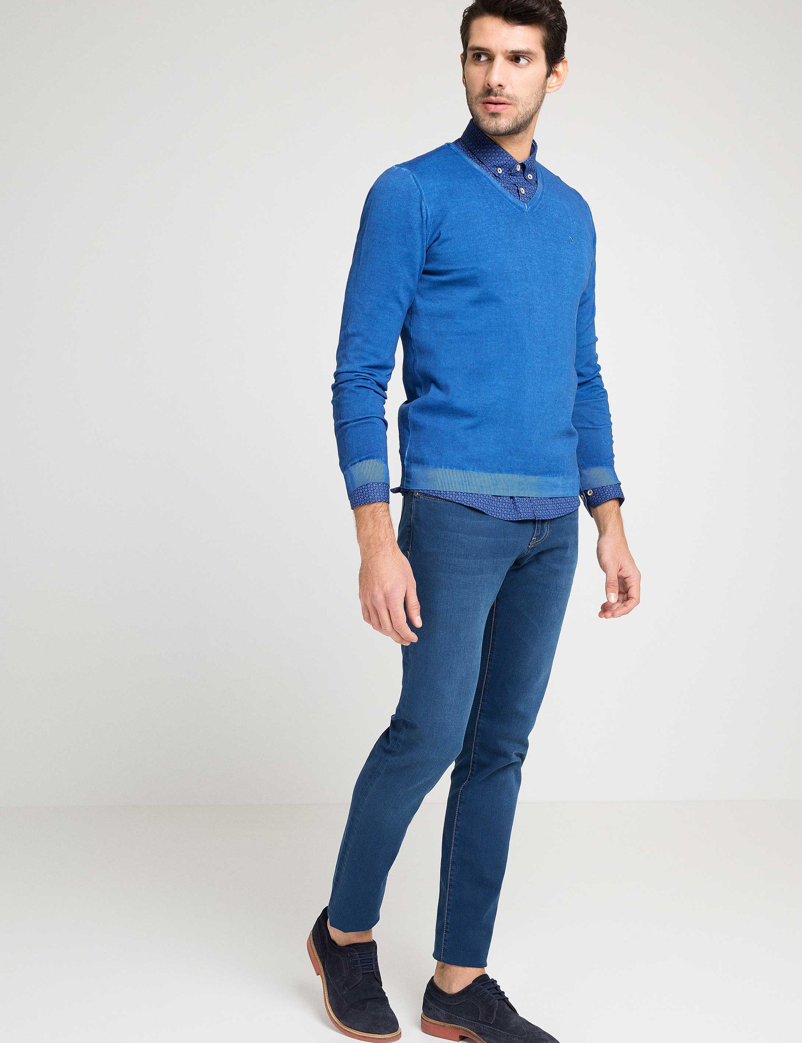 Lacivert Triko Kazak