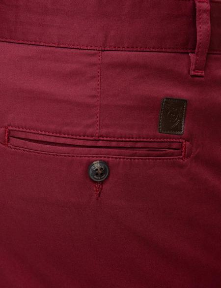 Bordo Slim Fit Chino Pantolon - 50170544067