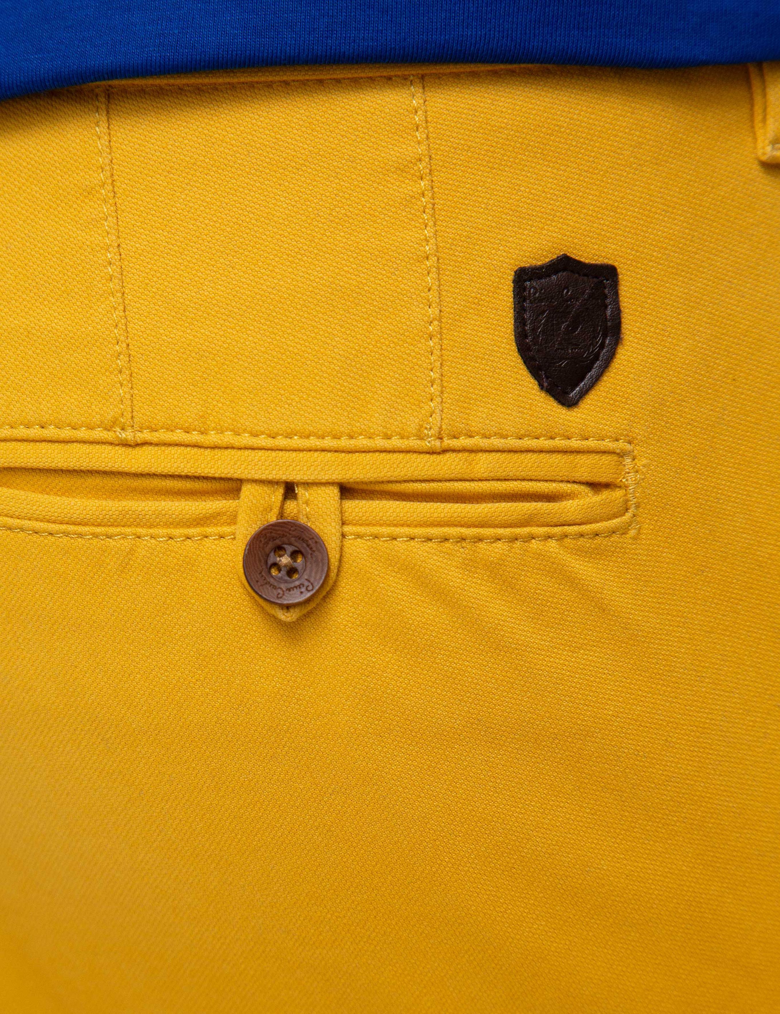 Safran Slim Fit Kanvas Pantolon