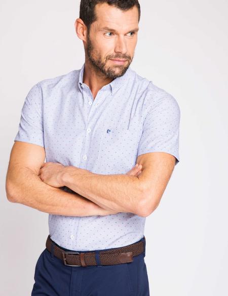 Regular Mavi Gömlek - 50171399001