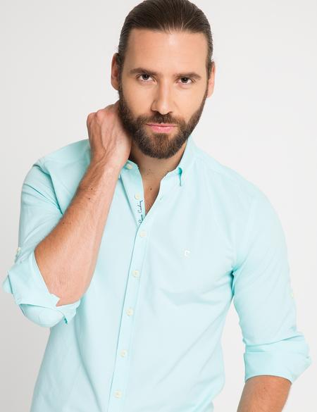 Slim Yeşil Gömlek - 50171503071