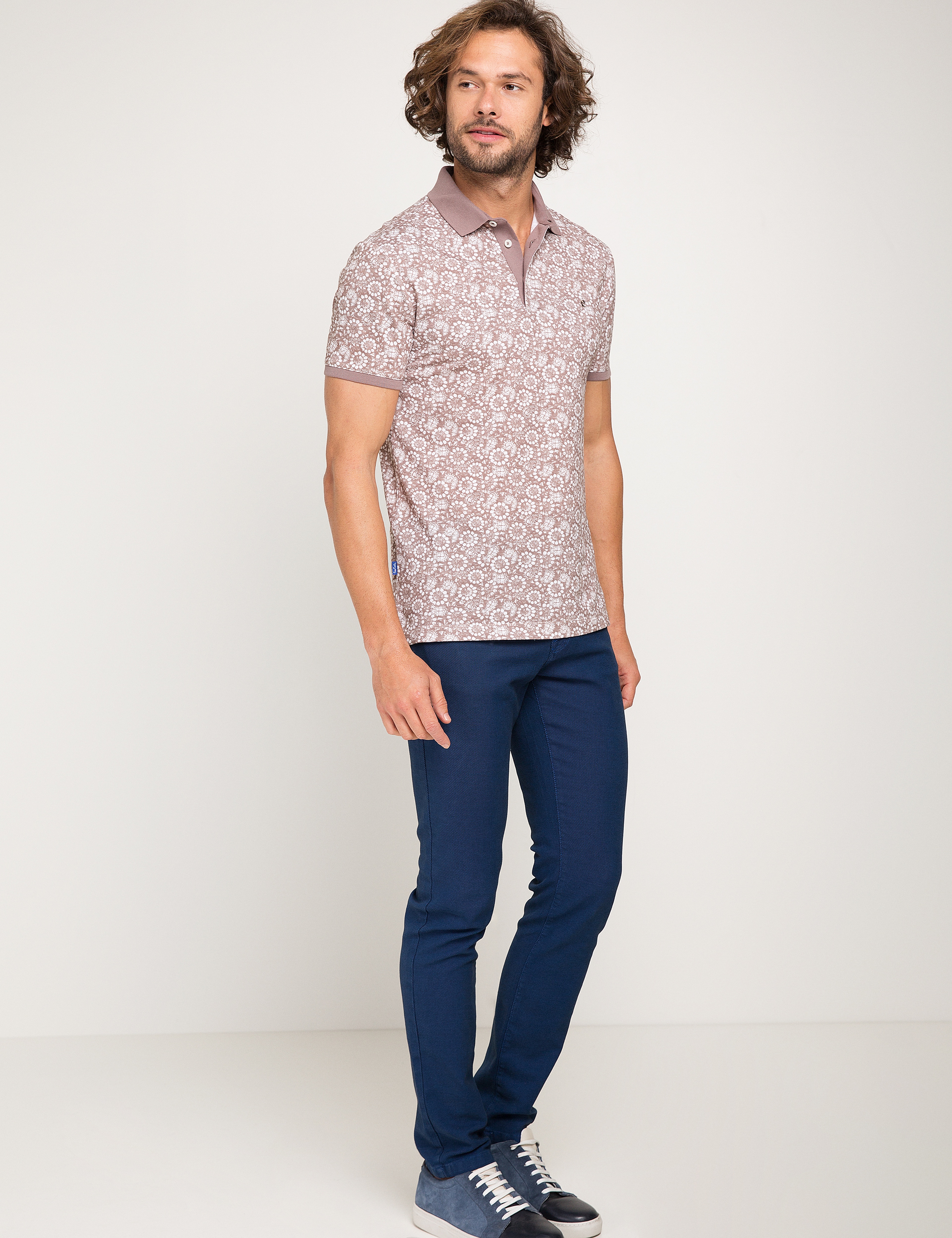 Taş Slim Fit Polo Yaka T-Shirt - Image 2