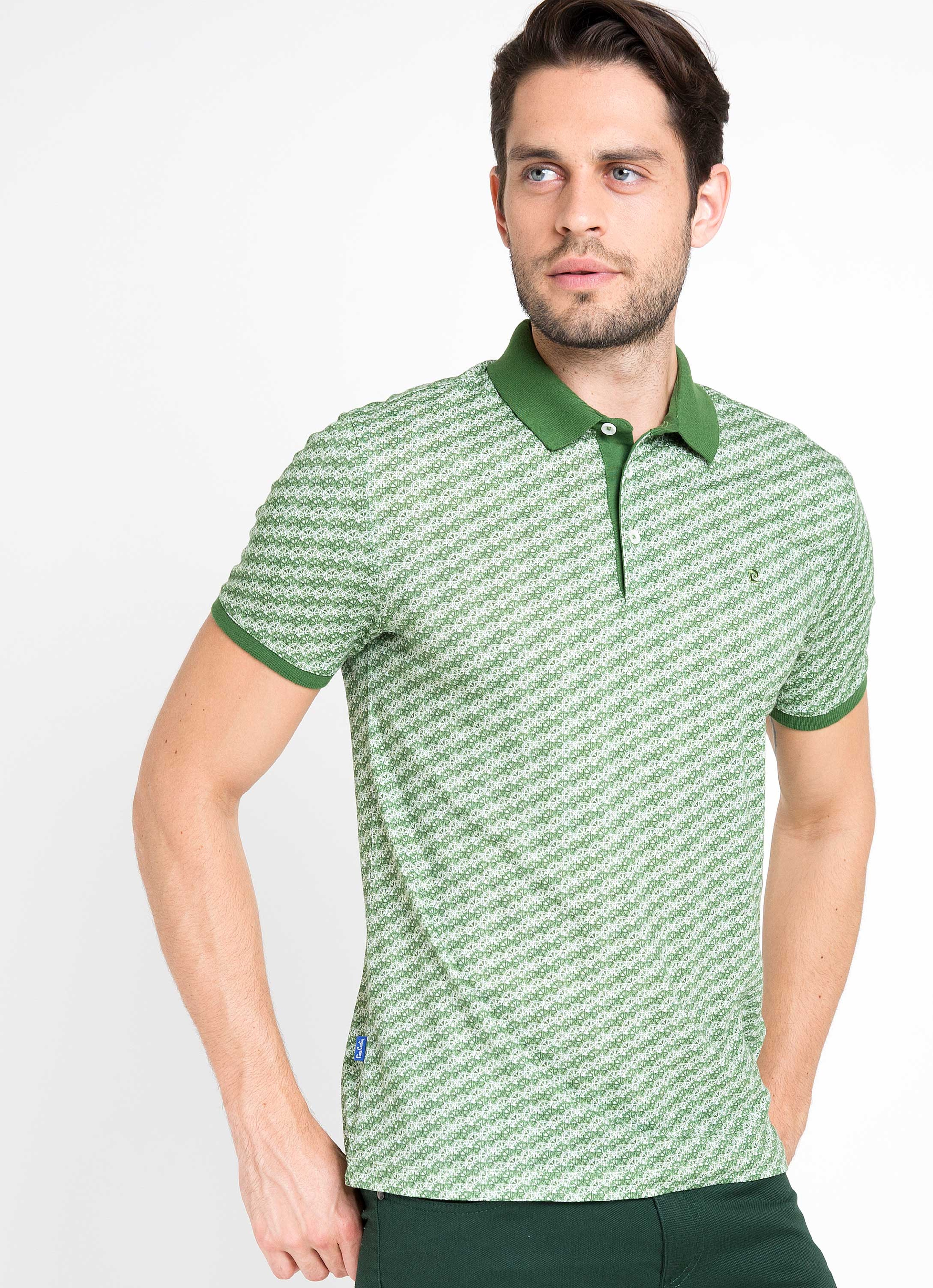 Yeşil Slim Fit T-Shirt - Image 3