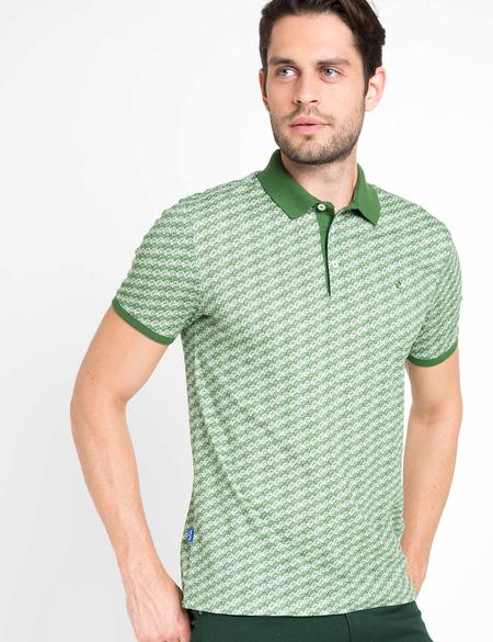 Yeşil Slim Fit T-Shirt - 50171674015