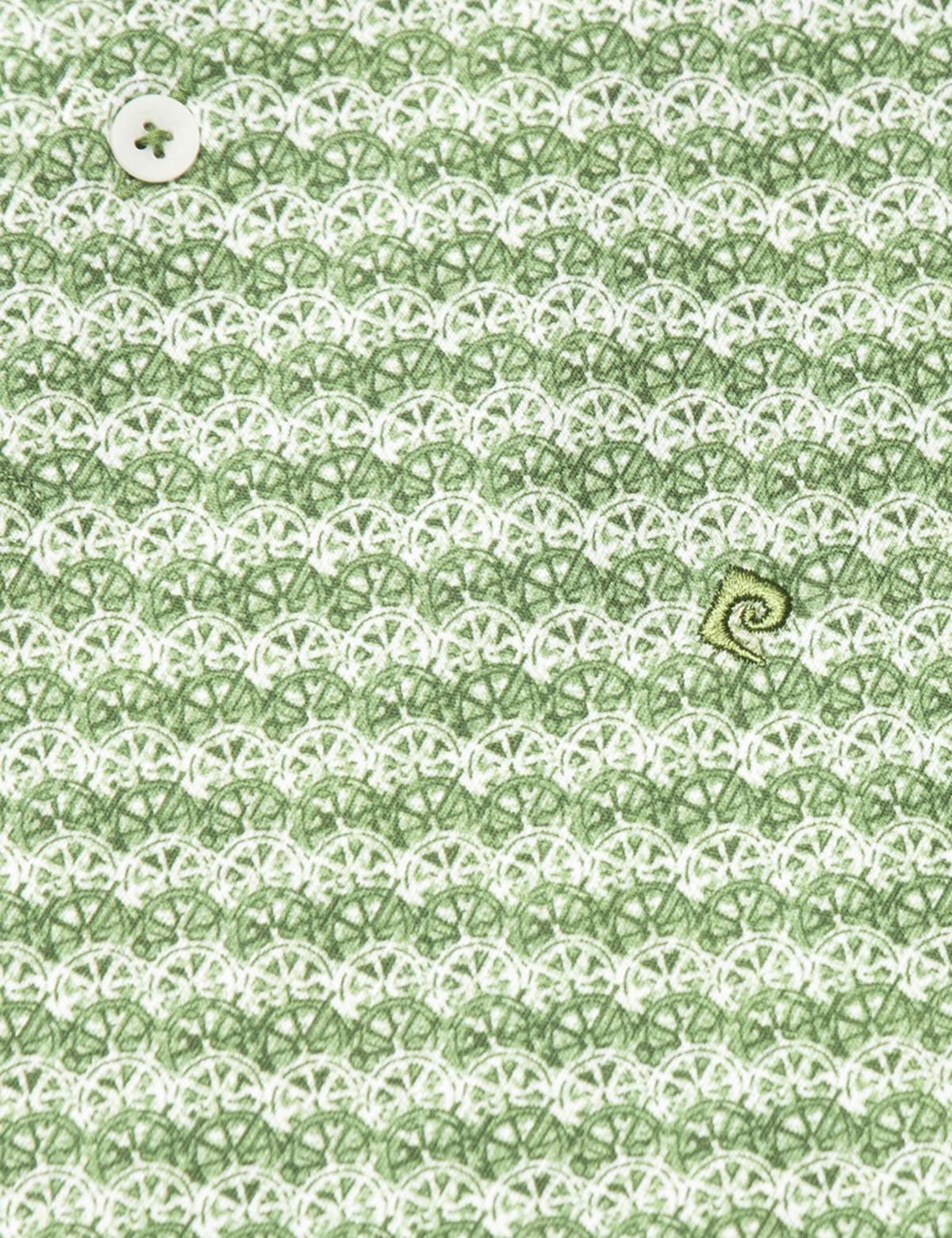 Yeşil Slim Fit T-Shirt - 50171674015