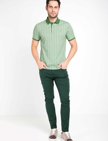 Yeşil Slim Fit T-Shirt - 50171674015