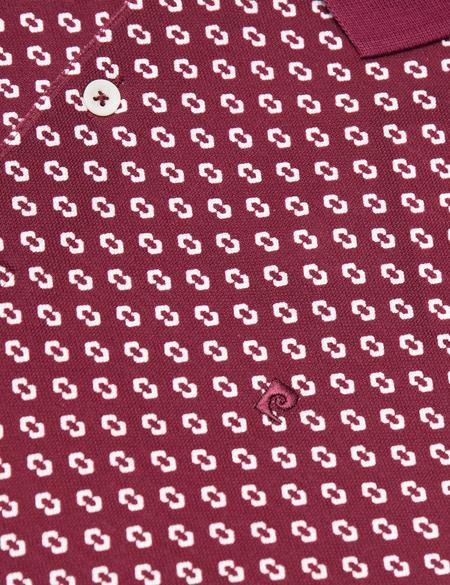 Fuşya Slim Fit Polo Yaka T-Shirt - 50171676010