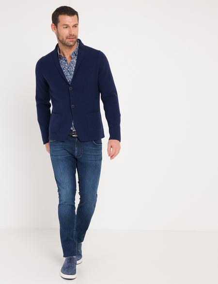 Lacivert Triko Hırka - 50174403014