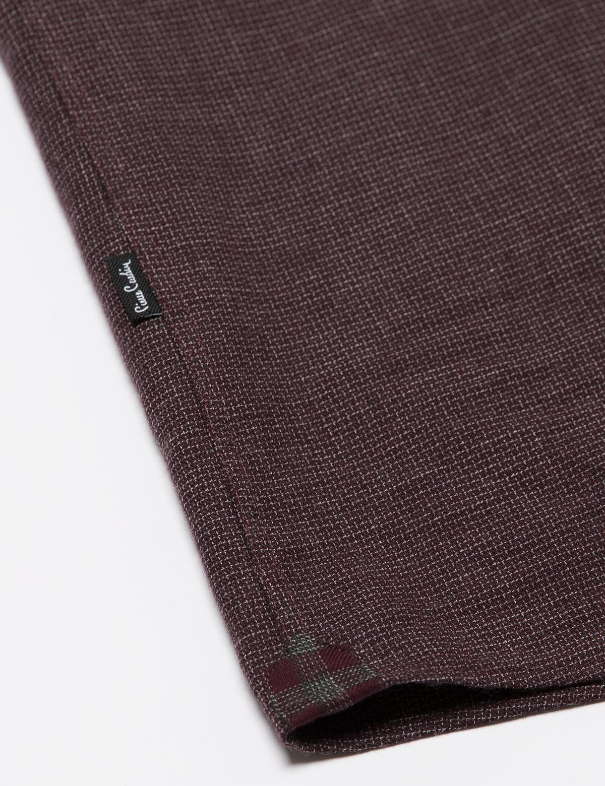 Slim Bordo Gömlek - 50174737001