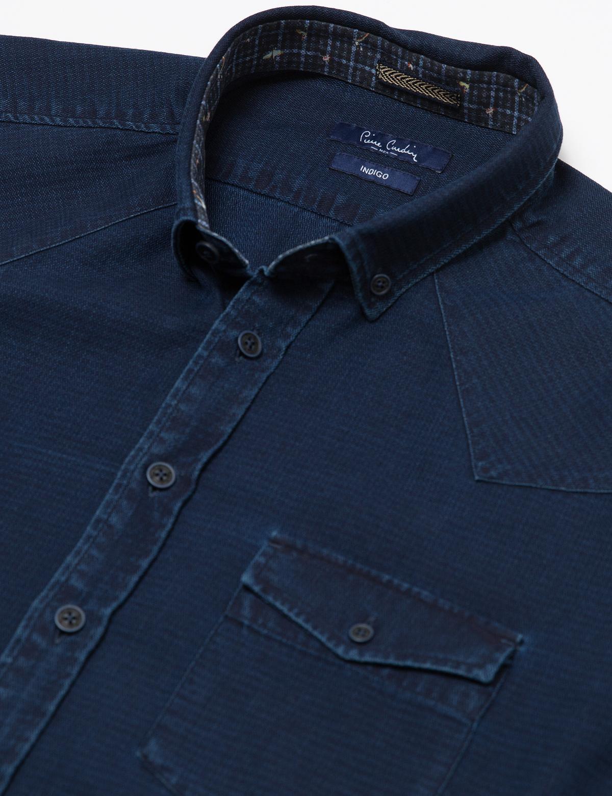 Slim Mavi Gömlek - 50174759001