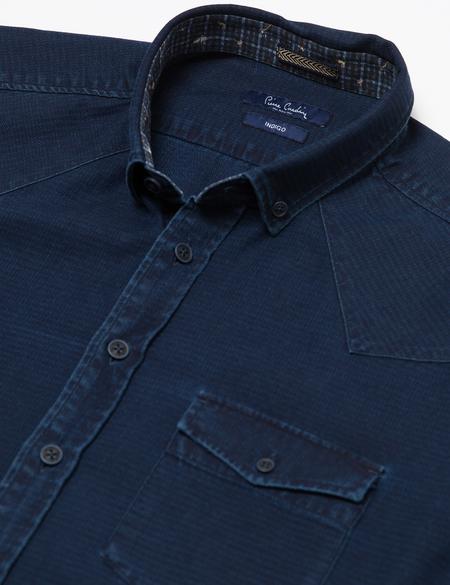 Slim Mavi Gömlek - 50174759001