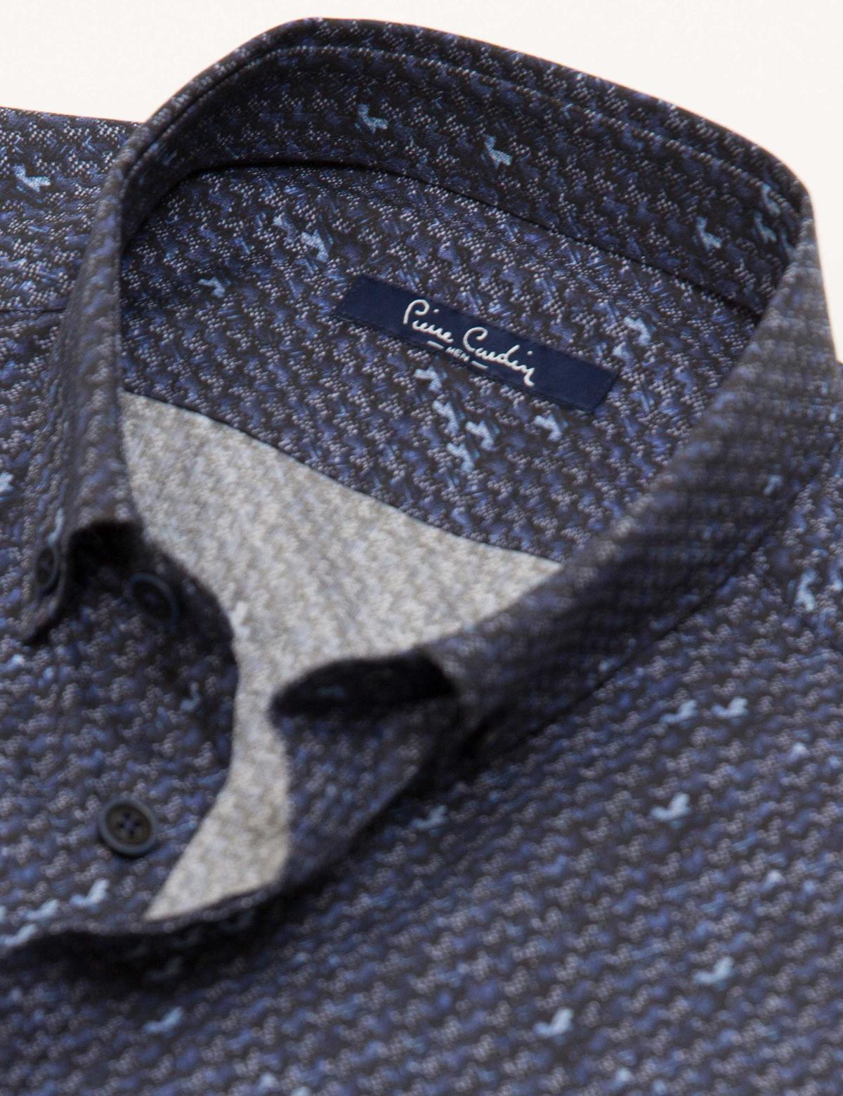 Slim Lacivert Gömlek - 50174760028