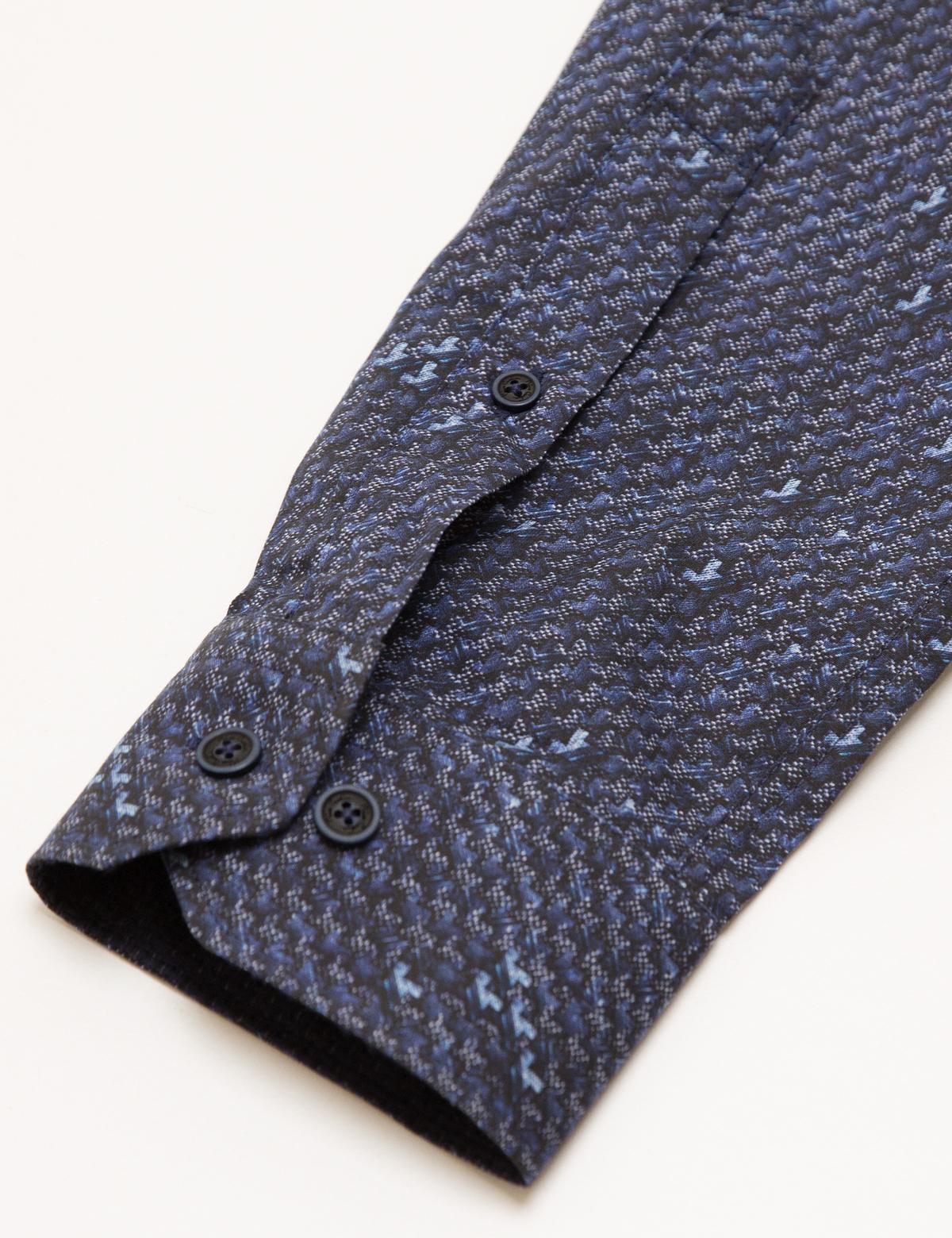 Slim Lacivert Gömlek - 50174760028