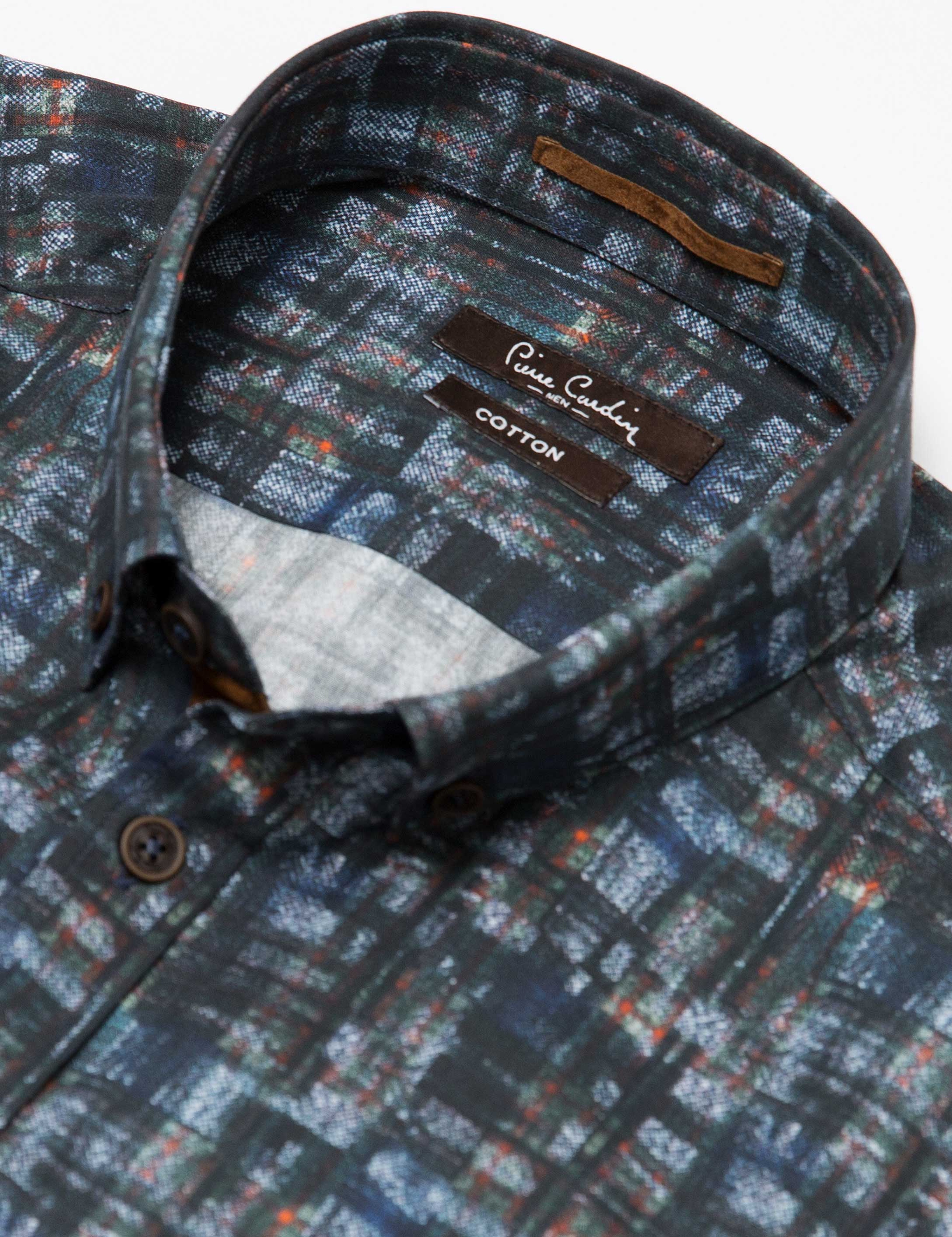 Lacivert Slim Fit Gömlek
