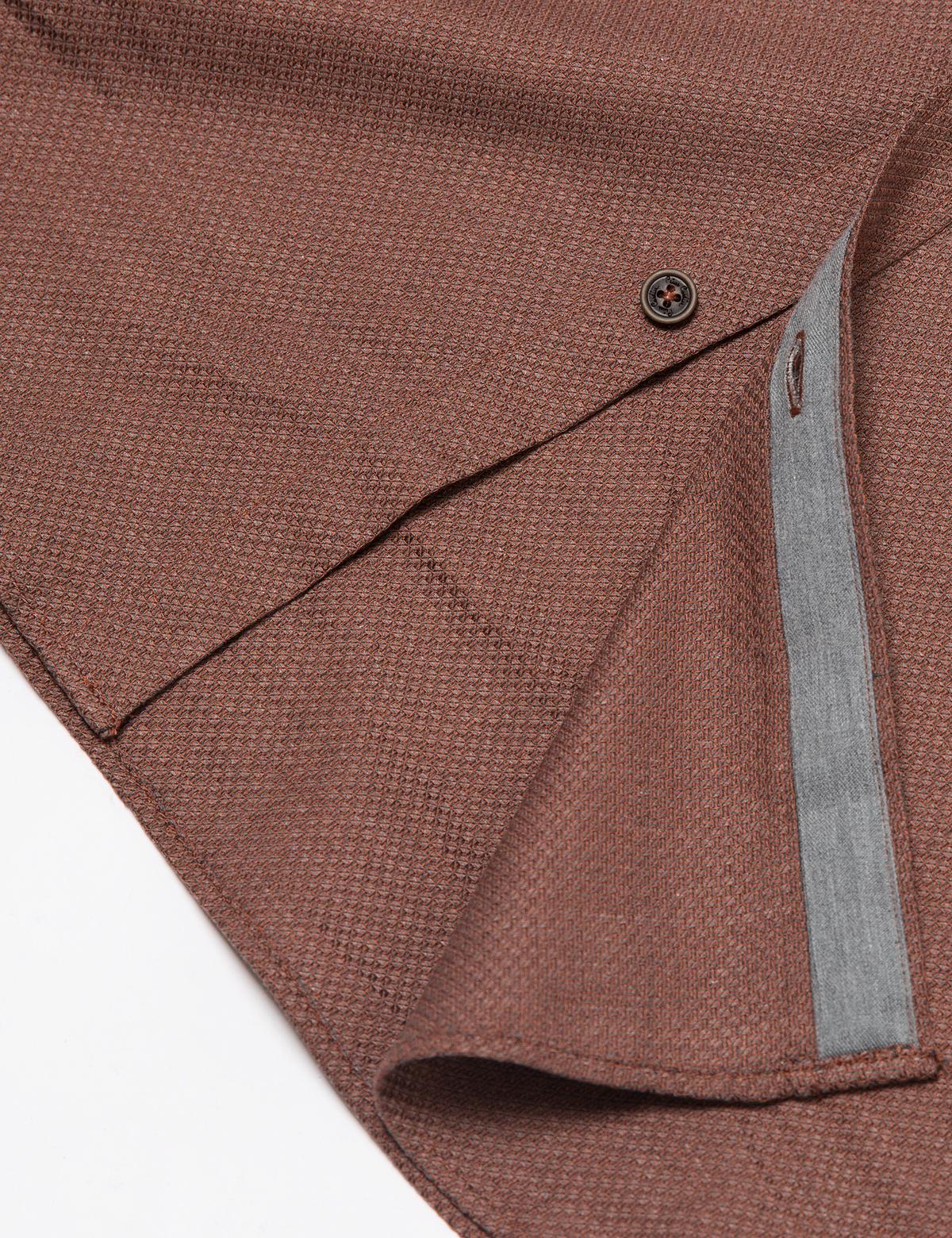 Slim Bordo Gömlek - 50174788010