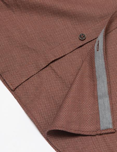 Slim Bordo Gömlek - 50174788010