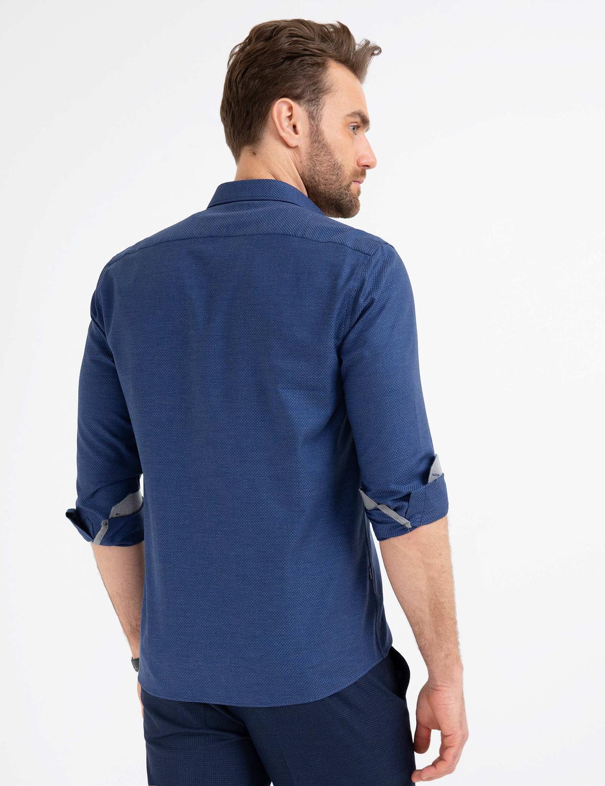 Slim Mavi Gömlek - 50174788019