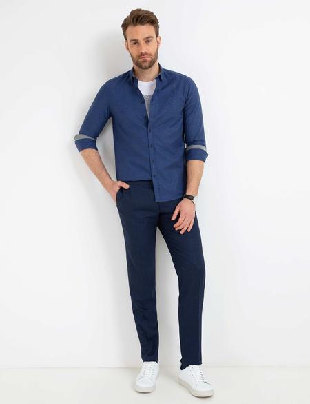 Slim Mavi Gömlek - 50174788019