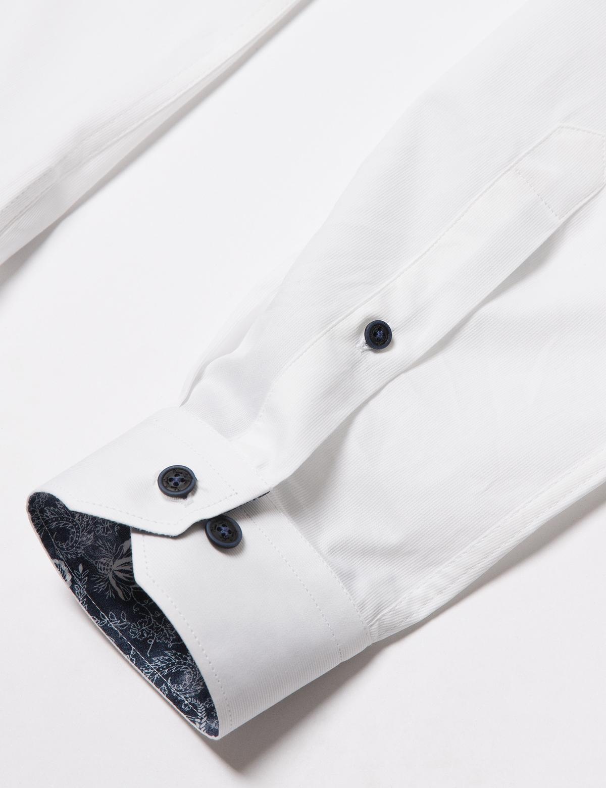 Beyaz Slim Fit Gömlek - 50174809003