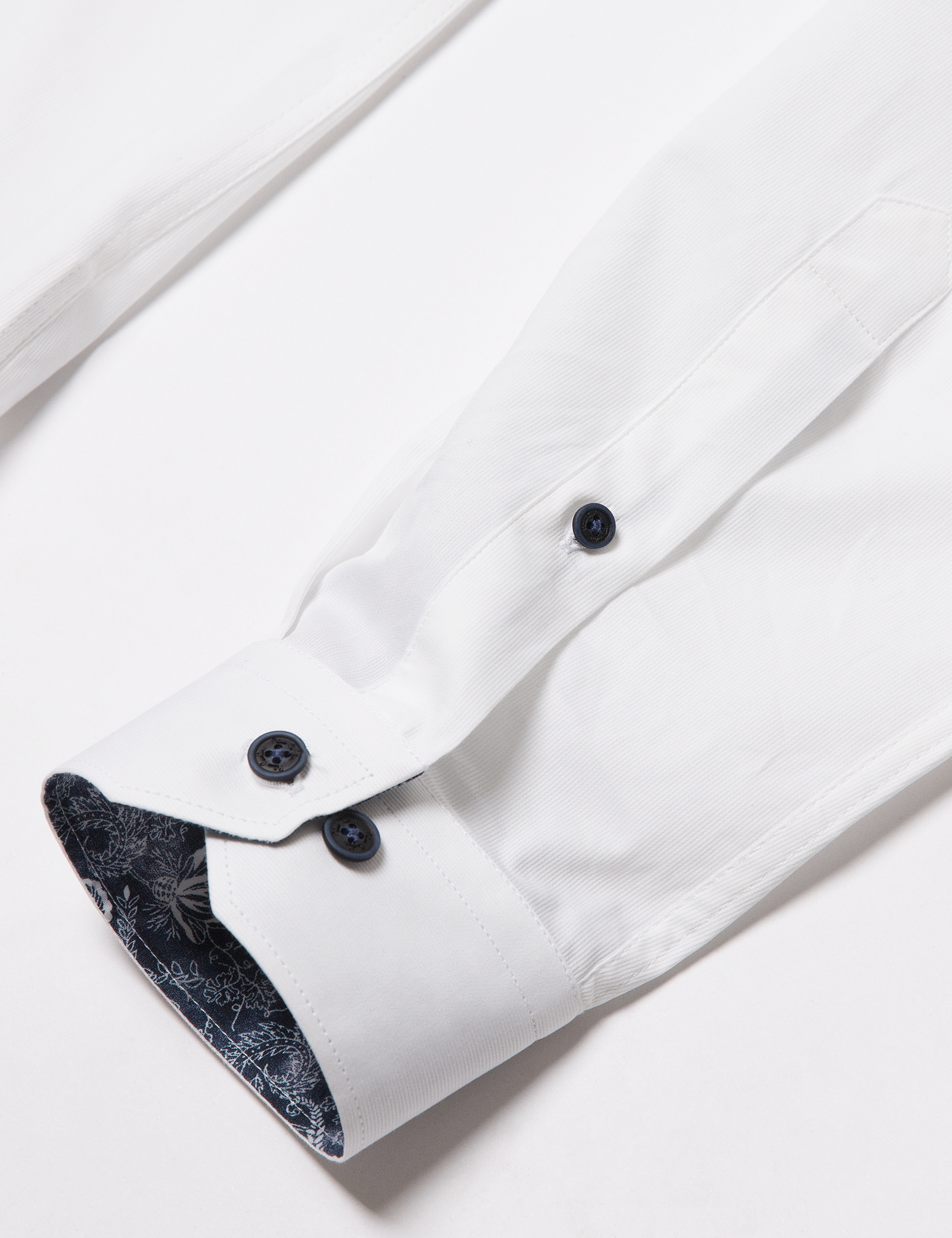 Beyaz Slim Fit Gömlek - Image 4