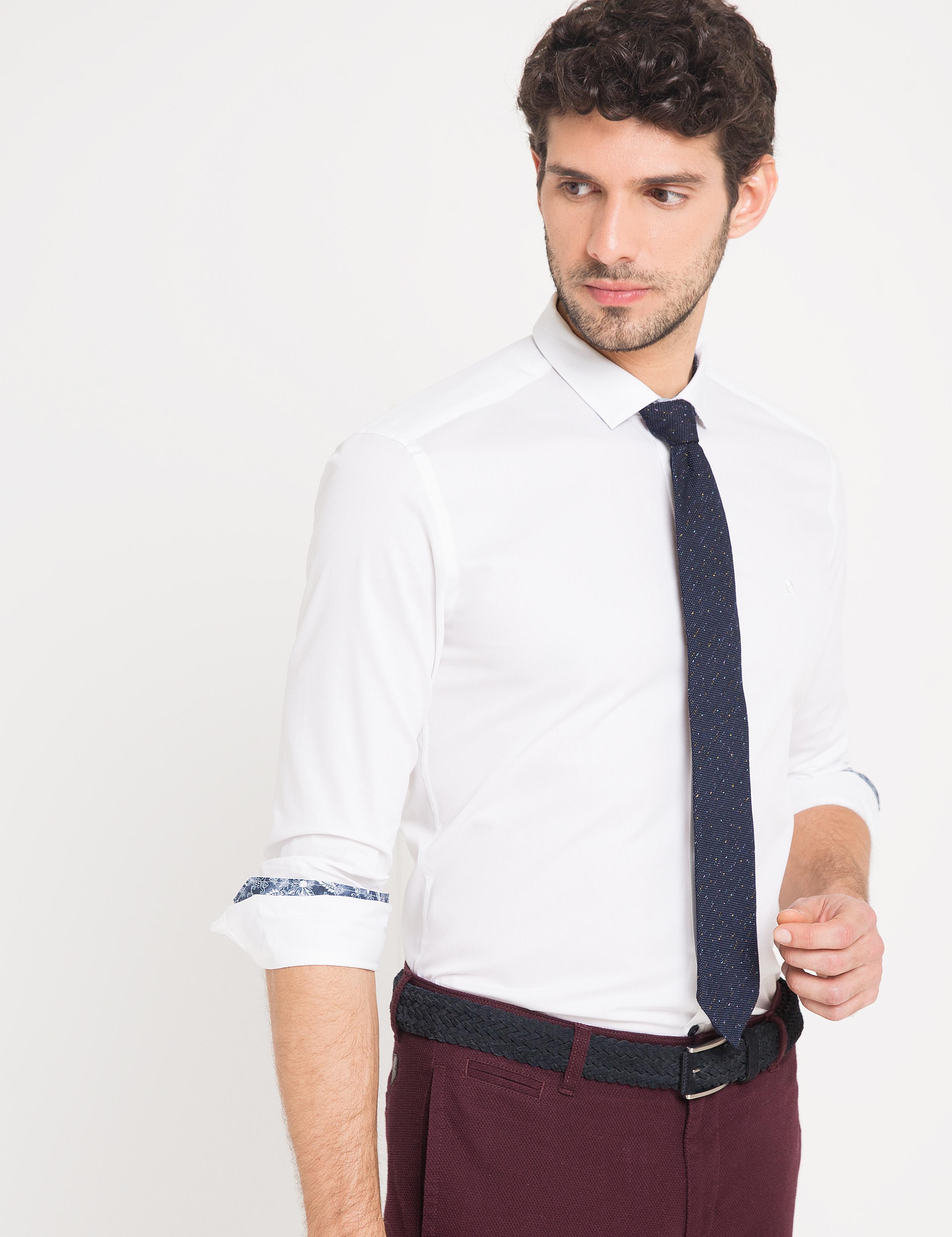 Beyaz Slim Fit Gömlek