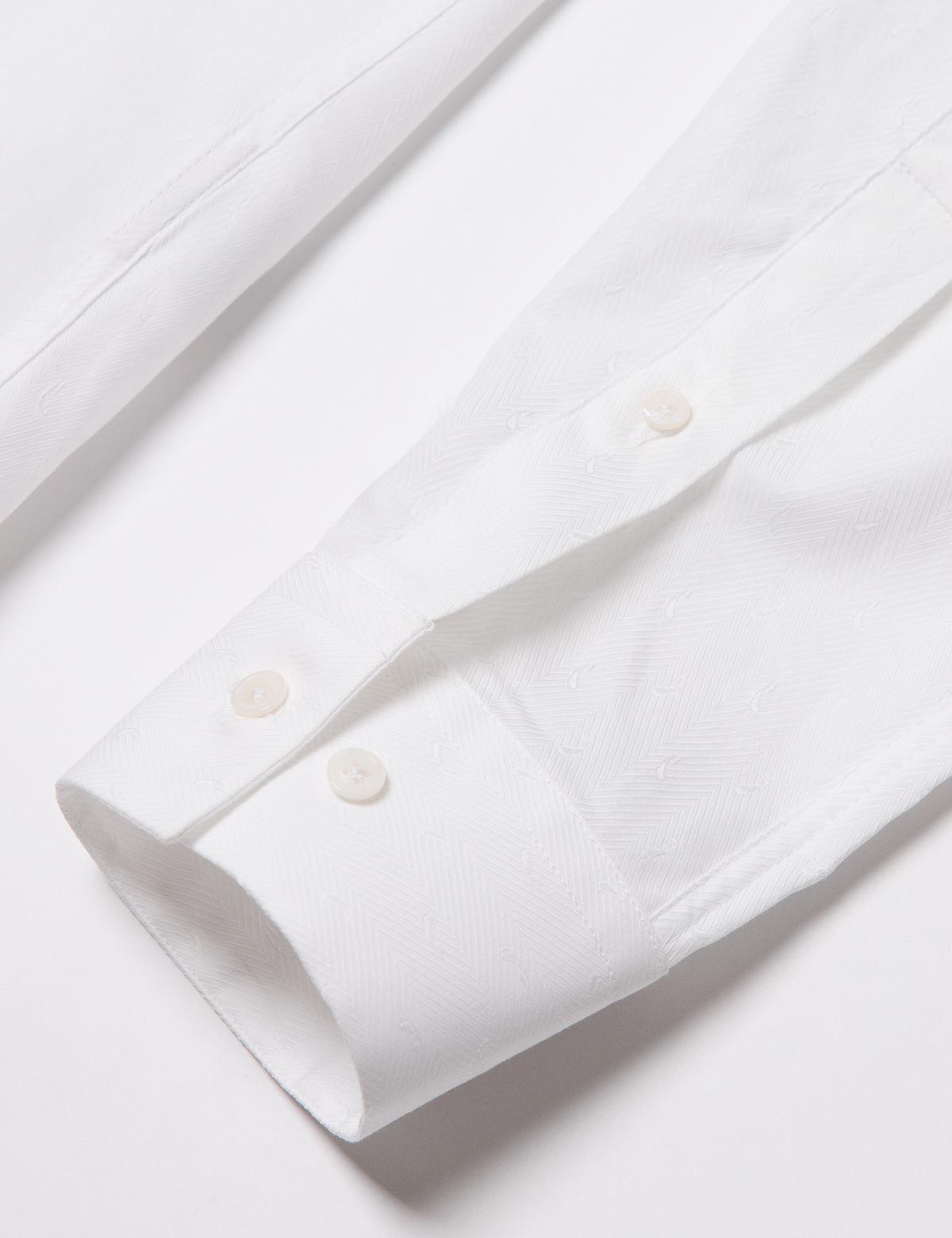 Slim Beyaz Gömlek - 50174825001