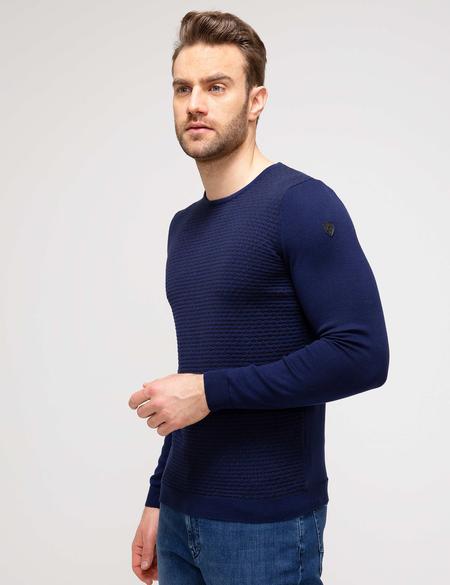 Lacivert Triko Kazak - 50174854044