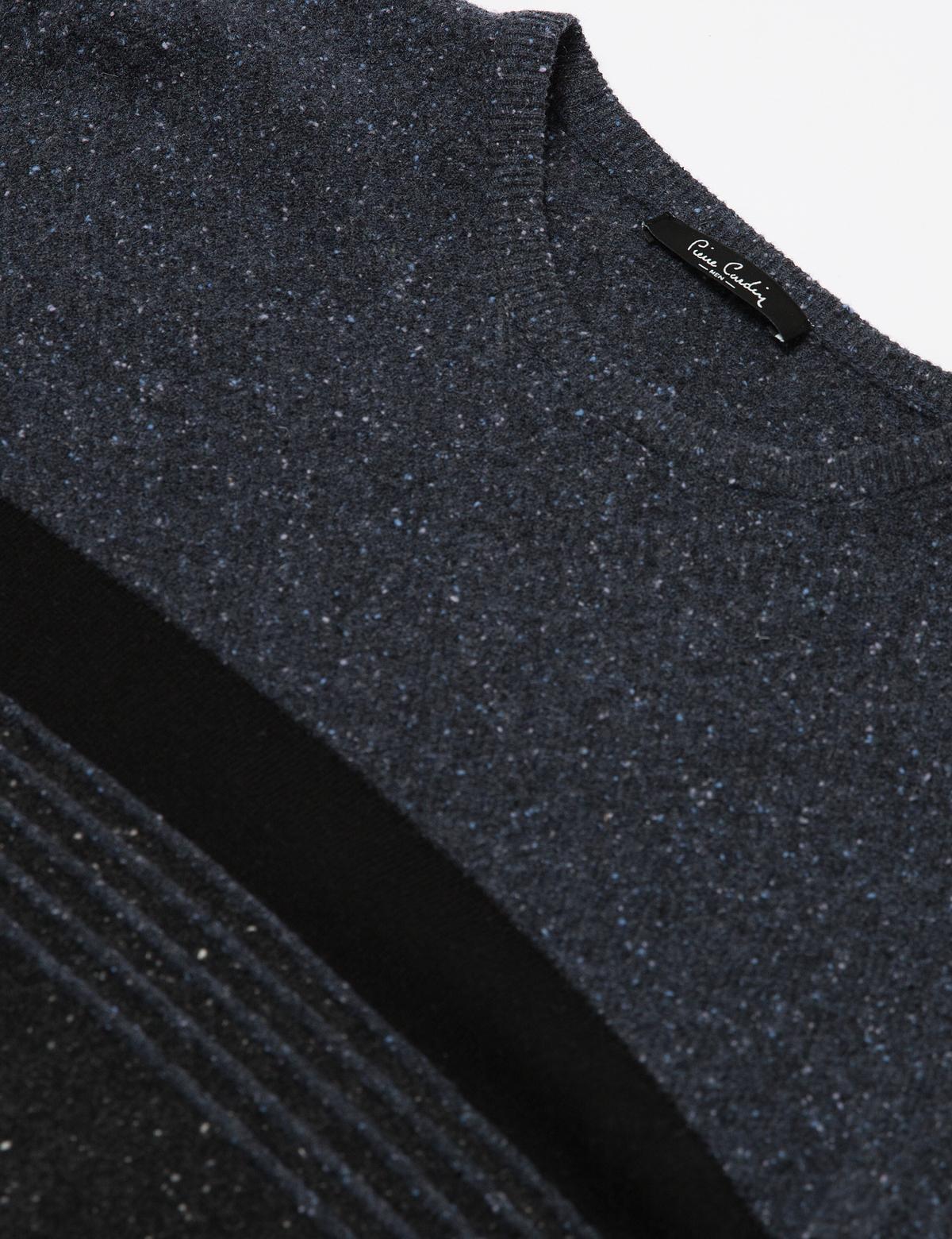 Lacivert Slim Fit Triko Kazak - 50174872064