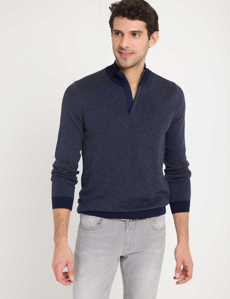 Lacivert Triko Kazak - 50174877043