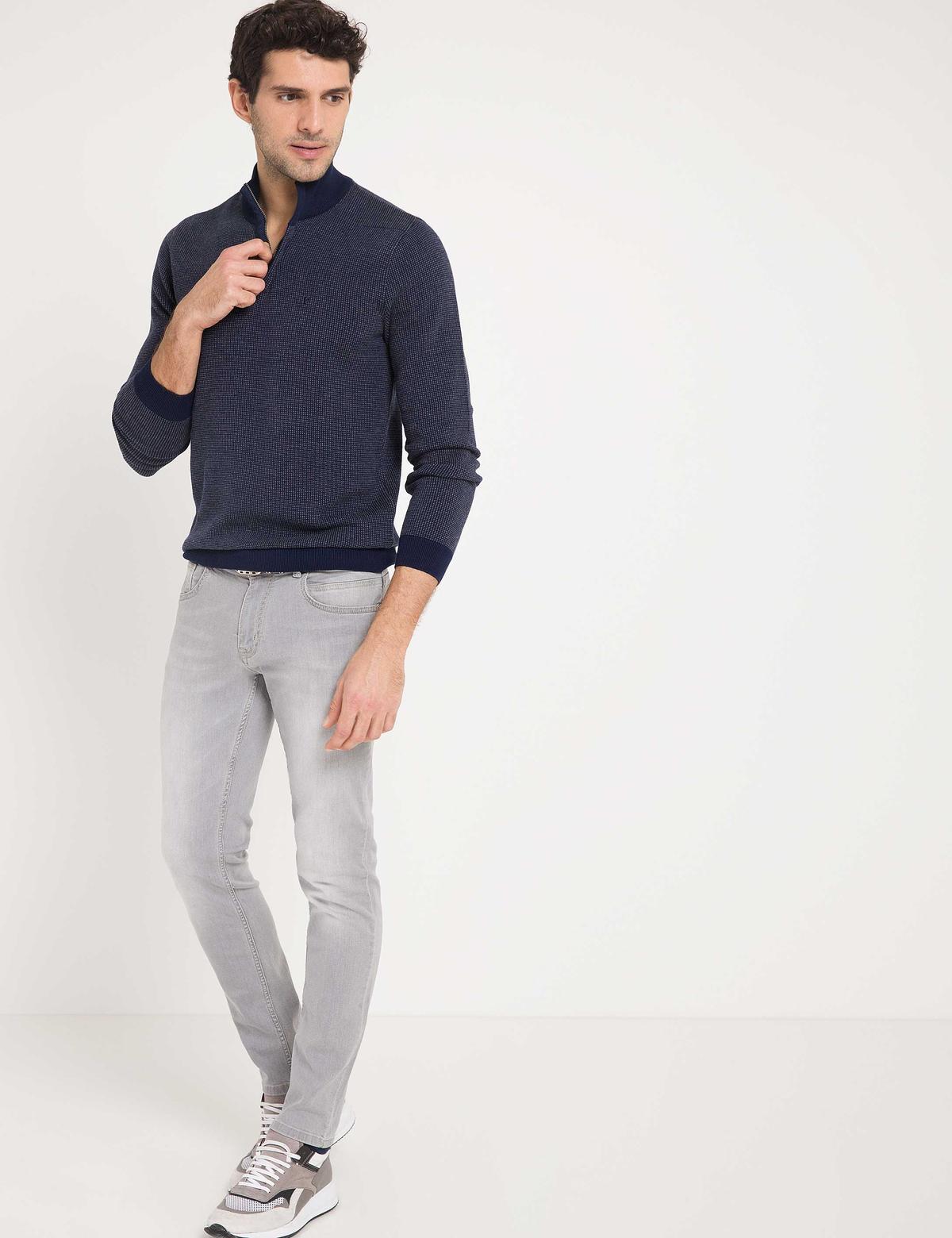 Lacivert Triko Kazak