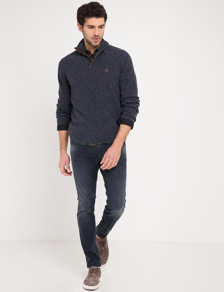 Lacivert Triko Kazak - 50174882047