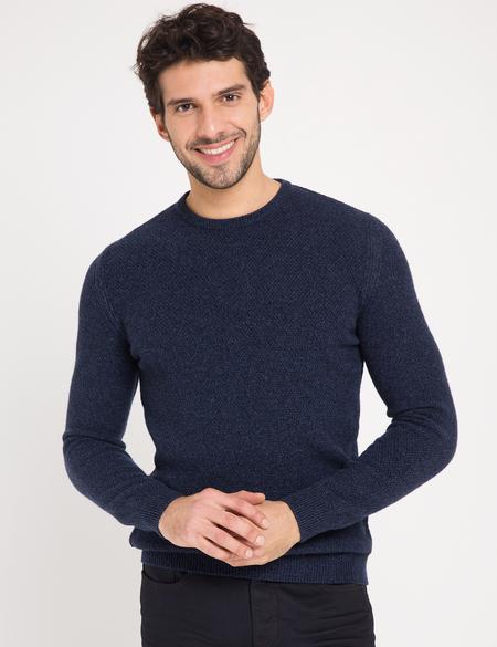 Lacivert Triko Kazak - 50174884073