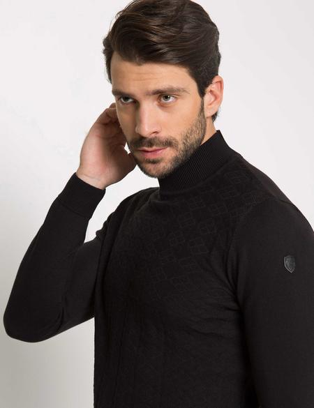 Siyah Triko Kazak - 50174895065