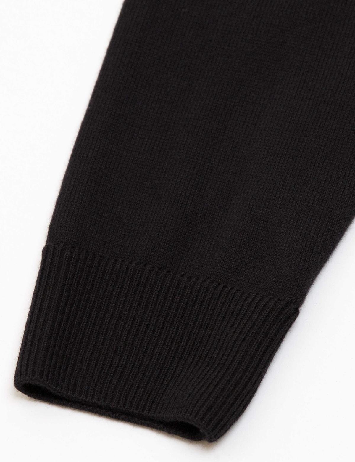 Siyah Triko Kazak - 50174895065