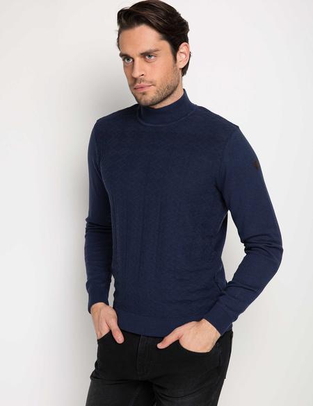 Lacivert Triko Kazak - 50174895076